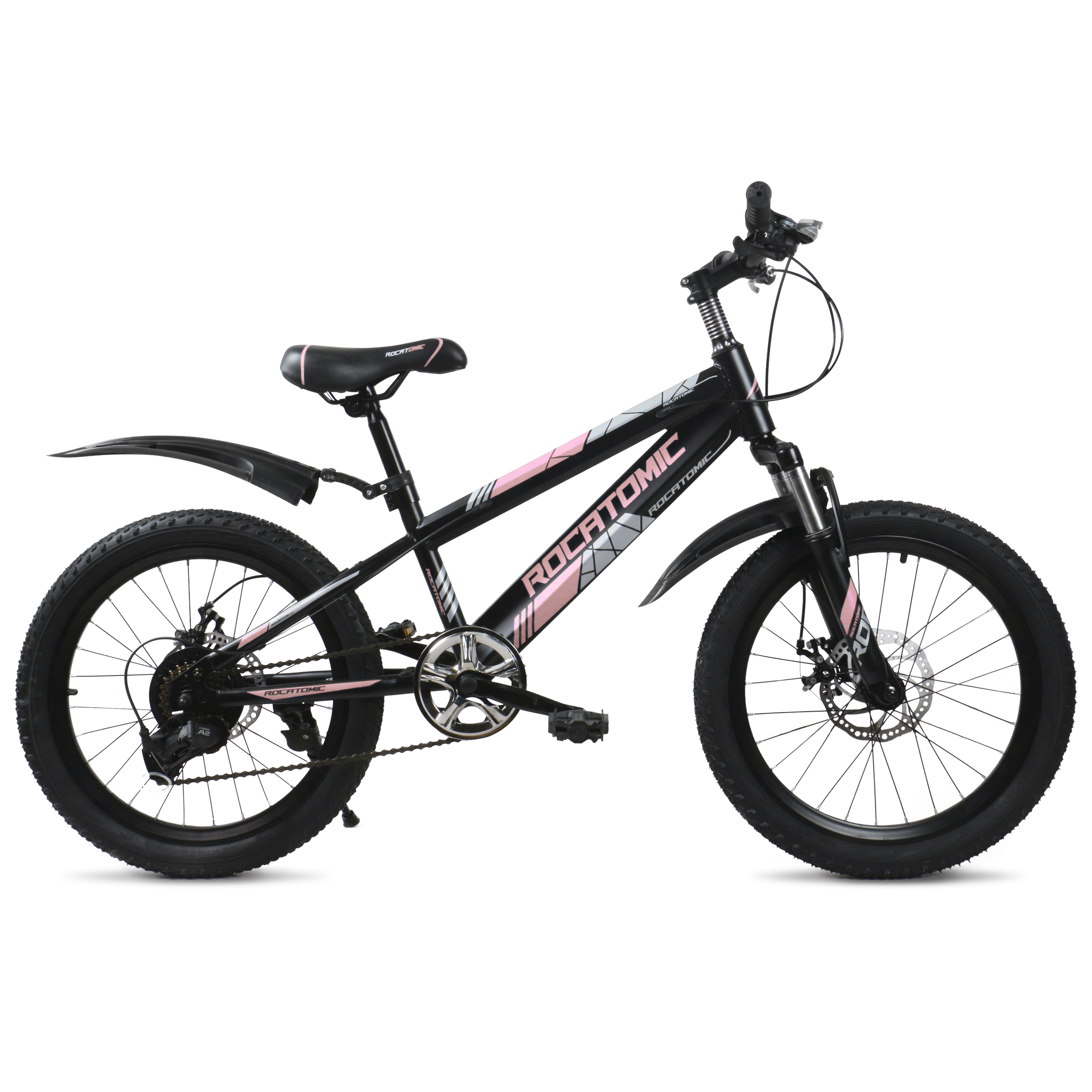 Bicicleta de Montaña Infantil Rocatomic Diamond R20 7 Velocidades Rosa