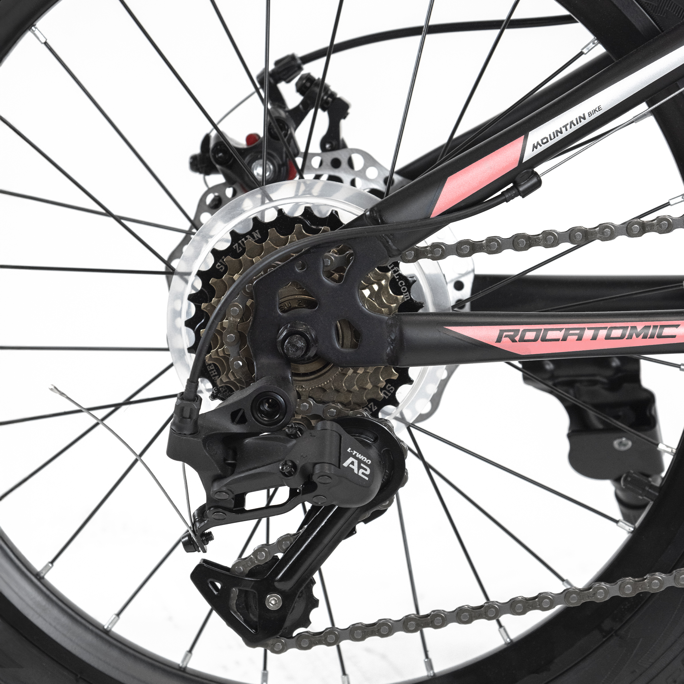 Foto 6 | Bicicleta de Montaña Infantil Rocatomic Diamond R20 7 Velocidades Rosa