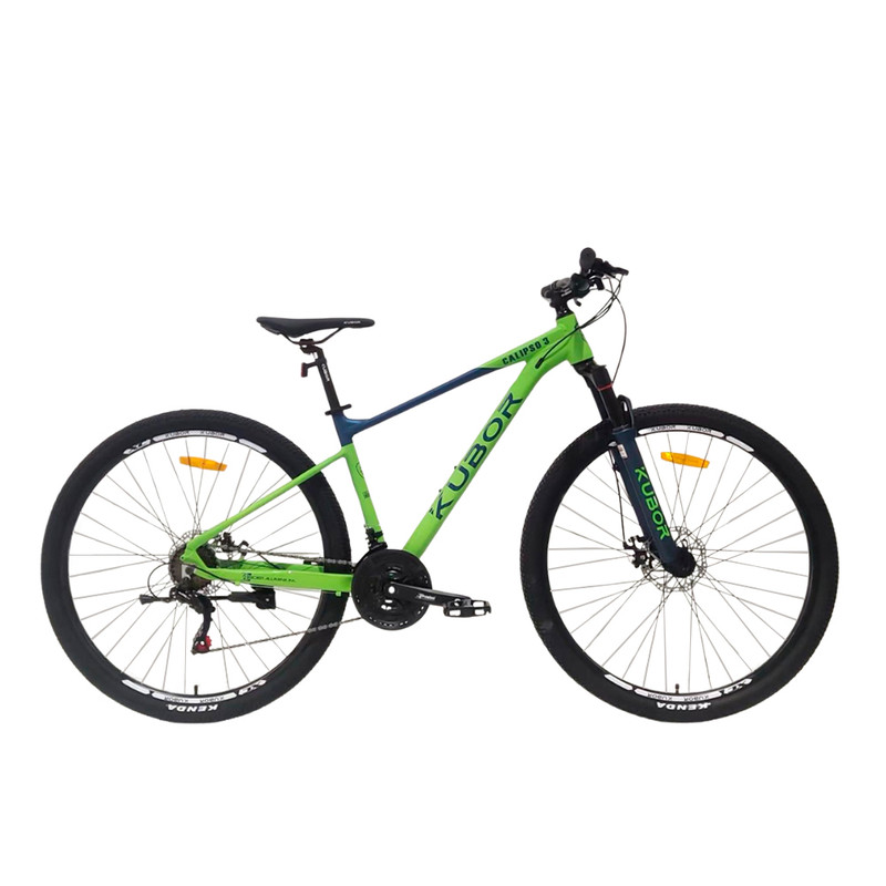 Bicicleta De Montaña Kubor Calipso 3 R29 Aluminio 21v Color Verde