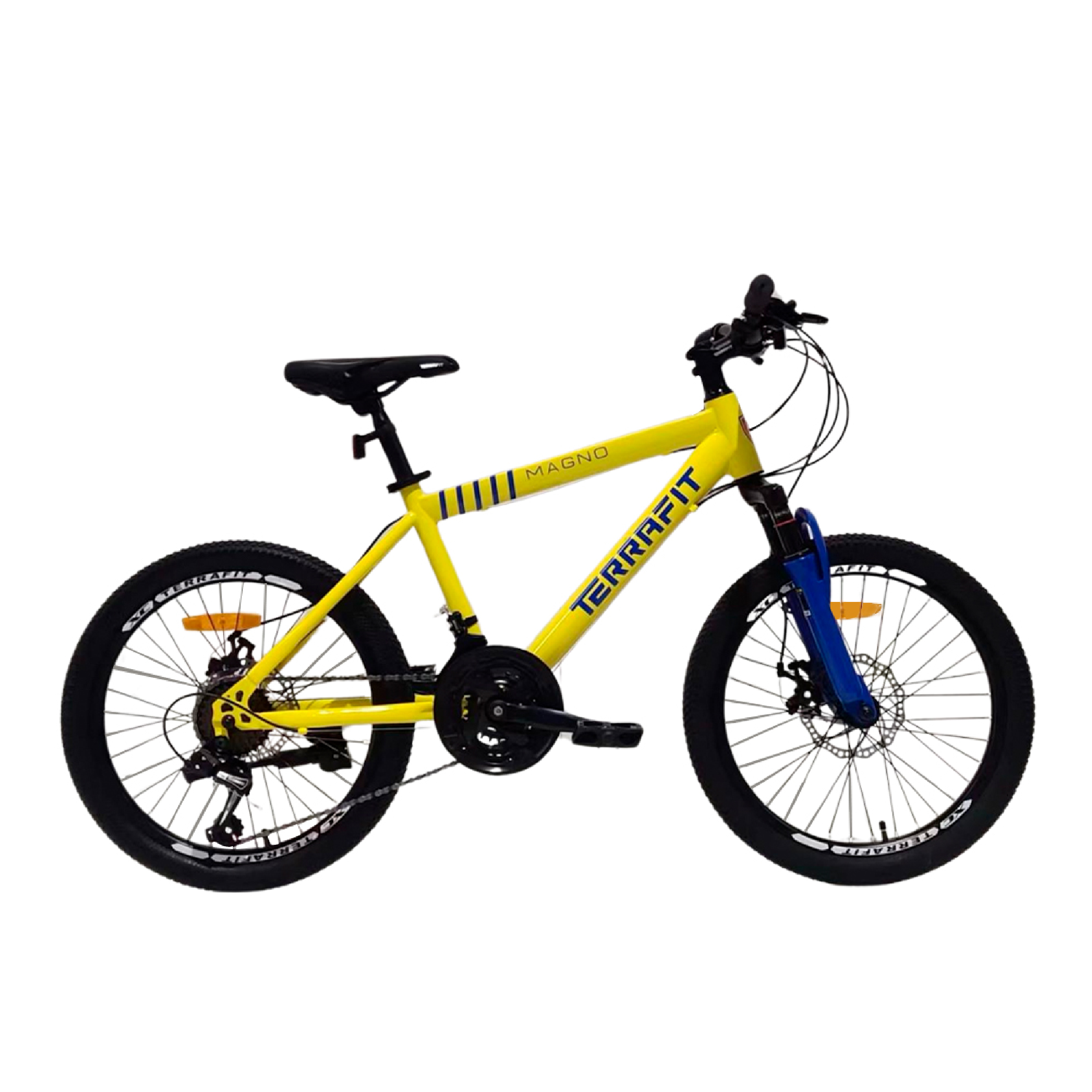 Foto 2 pulgar | Bicicleta Infantil Terrafit Magno R20 Acero Inoxidable 21v Color Amarillo