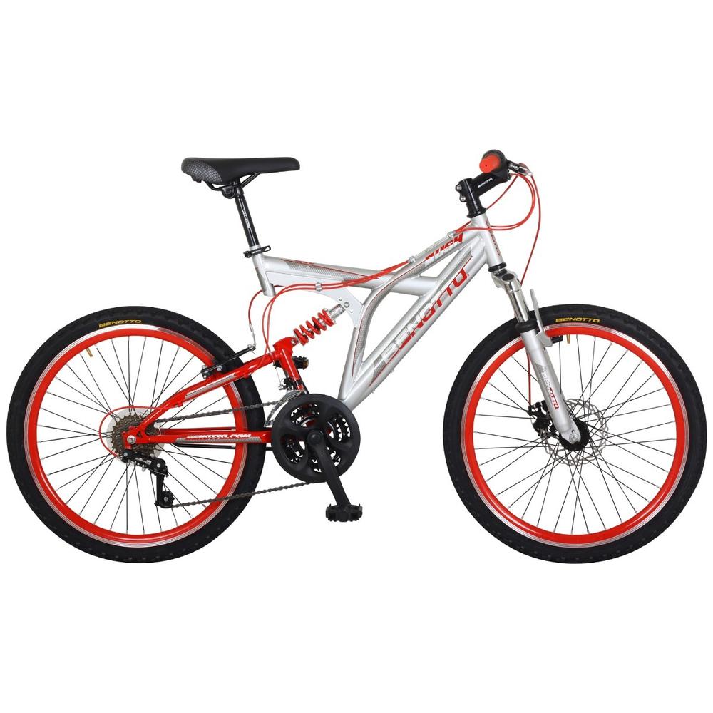 Bicicleta Benotto Montaña Rush R24 21v Freno Disc Del Suspen $13,497