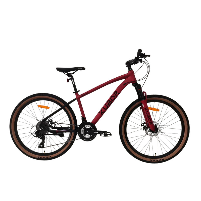 Bicicleta De Montaña Kubor Sierra 7 R26 Aluminio 24v Color Cherry