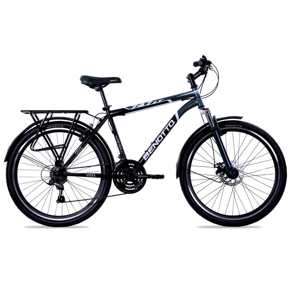 Bicicleta Benotto 747 R26 21v Shimano Acero Negro/verde $11,910