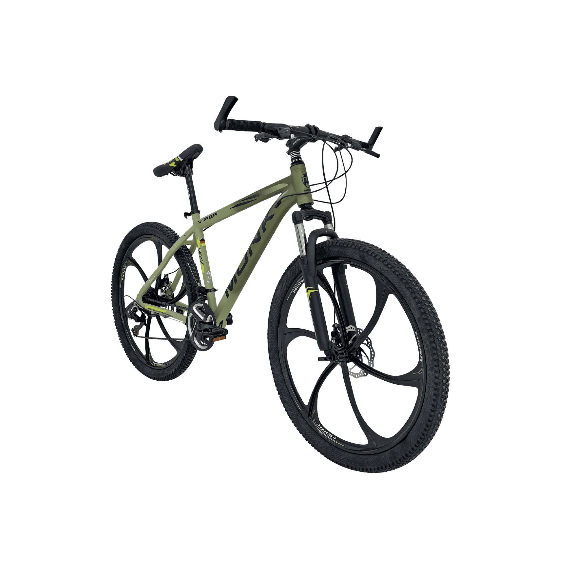 Foto 2 | Bicicleta De Montaña Monk Viper R26 21 Velocidades Verde