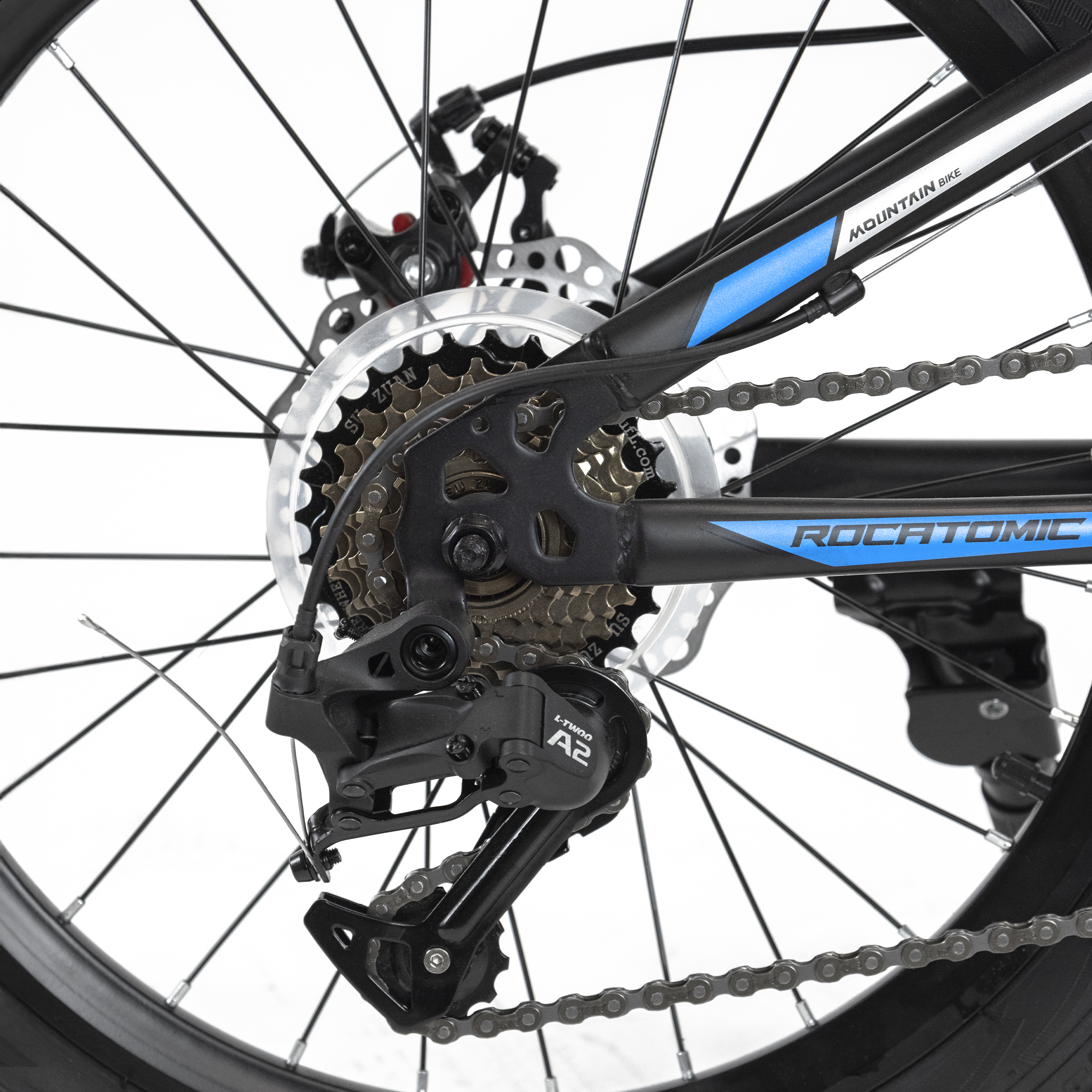 Foto 6 | Rocatomic Bicicleta De Montaña Infantil Diamond R20 7 Velocidades Color Azul