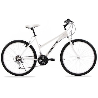 Foto 1 | Bicicleta de Montaña Benotto R26 18v Frenos V en Blanco para Mujer