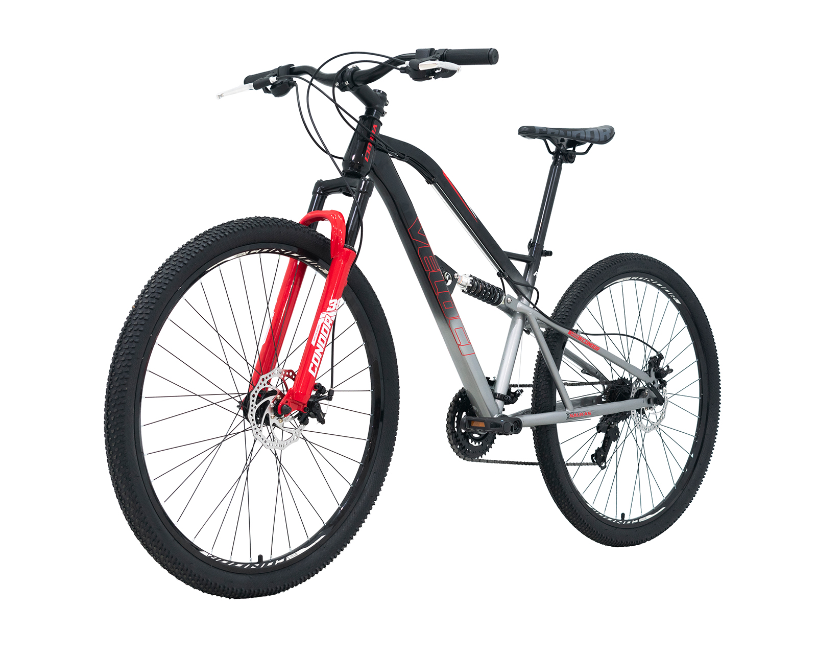 Foto 5 pulgar | Bicicleta Veloci Naukas Pro Fd D/susp Rodado 29 Plata