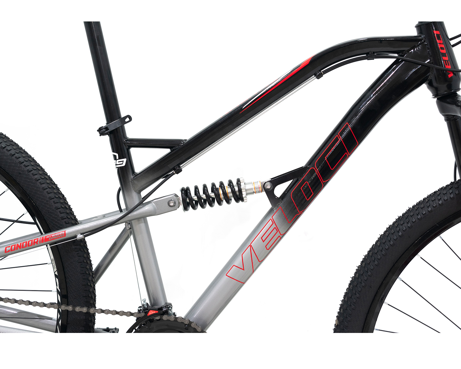 Foto 5 | Bicicleta Veloci Naukas Pro Fd D/susp Rodado 29 Plata