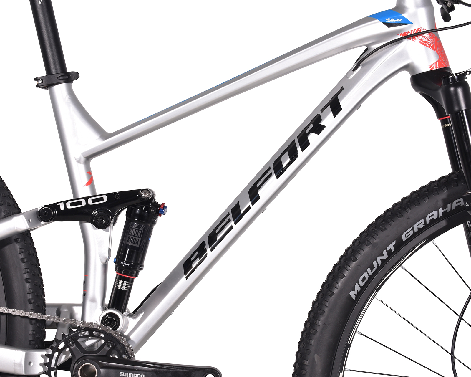 Foto 7 pulgar | Bicicleta Belfort Chaac Recon R29 T19 Plata Belfort 2024