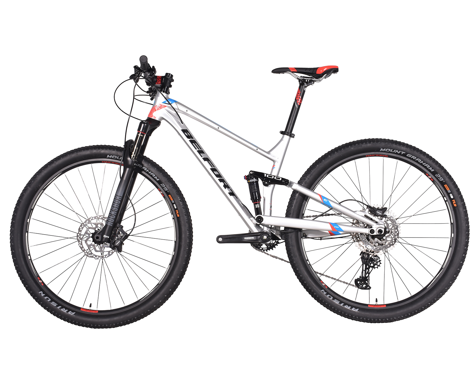 Foto 9 pulgar | Bicicleta Belfort Chaac Recon R29 T19 Plata Belfort 2024