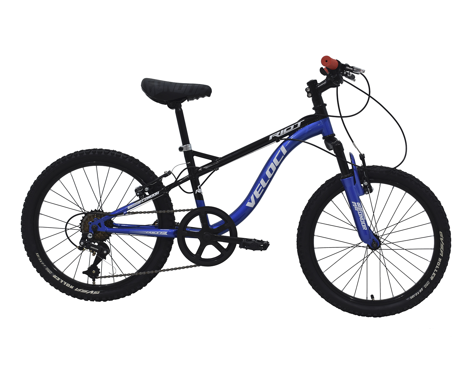 Bicicleta Veloci Riot S/del Rodado 20 Azul