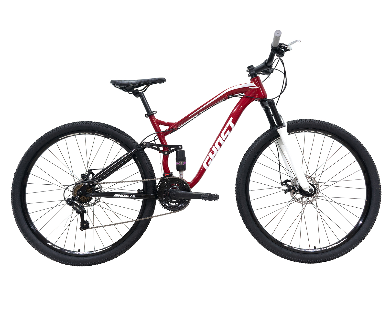 Bicicleta Ghost Scrow Rodada 29 Rojo De Montaña