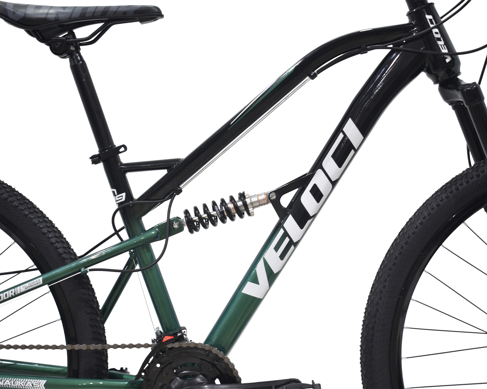 Foto 5 | Bicicleta Veloci Naukas Pro Fd D/susp Rodado 29 Verde