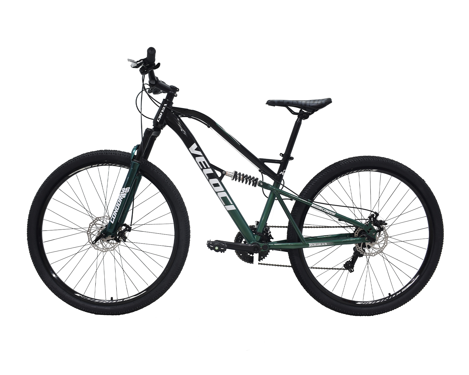 Foto 8 | Bicicleta Veloci Naukas Pro Fd D/susp Rodado 29 Verde