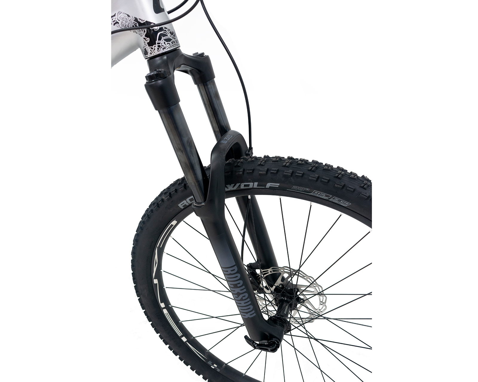 Foto 6 pulgar | Bicicleta Belfort Balam 35 Silver R29 T17 Acero Blanco 2024