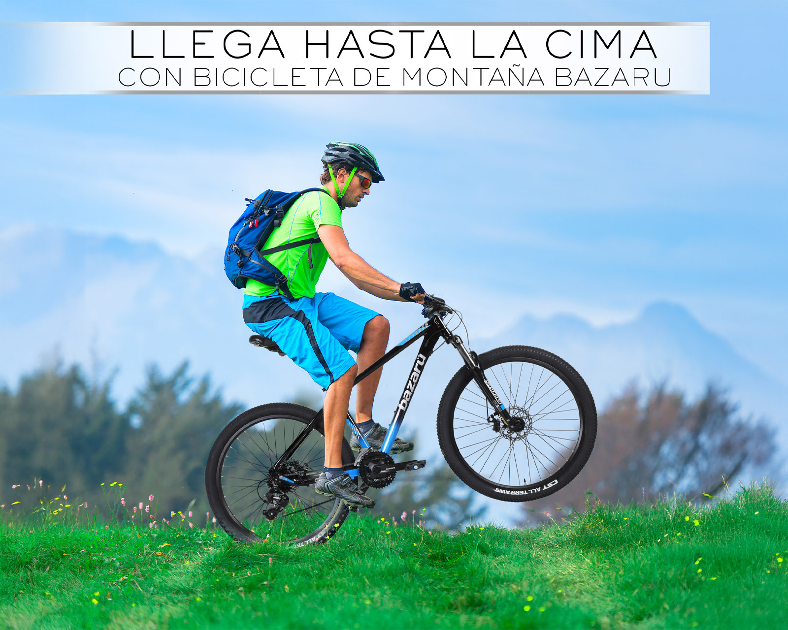 Foto 4 pulgar | Bicicleta De Montaña Rodada 27.5 Todo Terreno 24 Velocidades Cuadro De Aluminio 27.5'' Freno Kak-7 Bazaru Color Azul