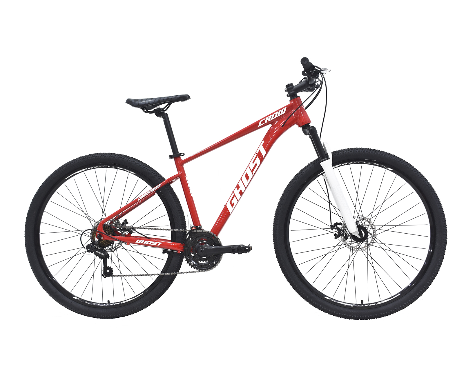 Bicicleta Ghost Crow Rodada 29 Rojo De Montaña