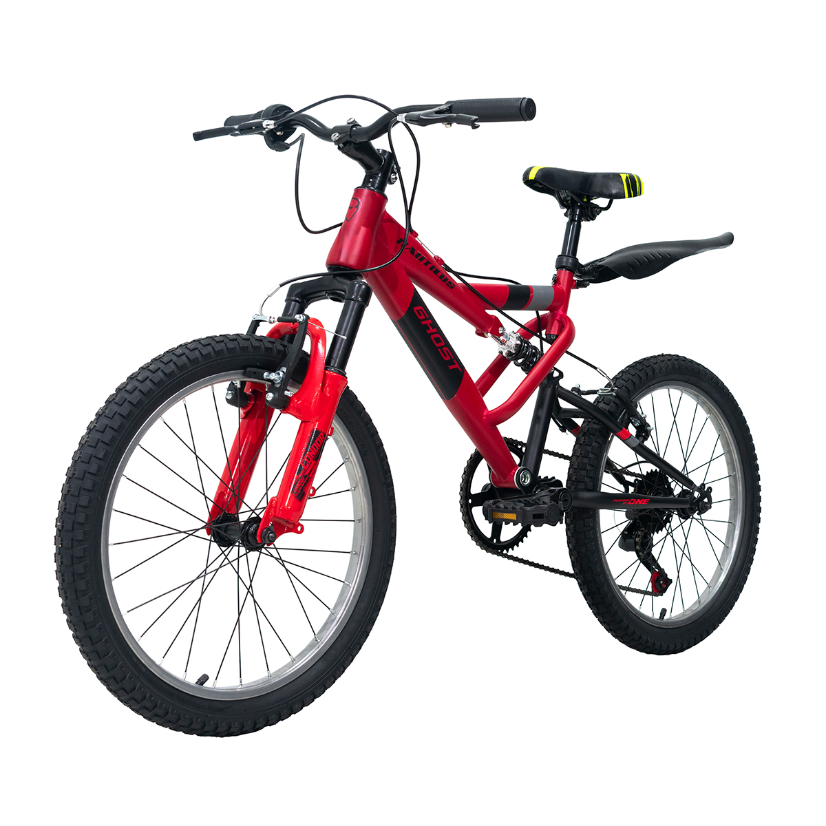 Foto 4 | Bicicleta Ghost Nautilus Rodada 20 Rojo Mate