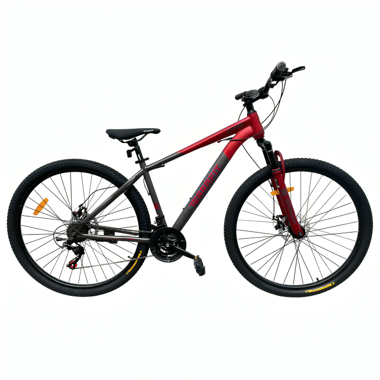 Bicicleta De Montaña Crow 21v Frenos De Disco Terrafit Gris/rojo