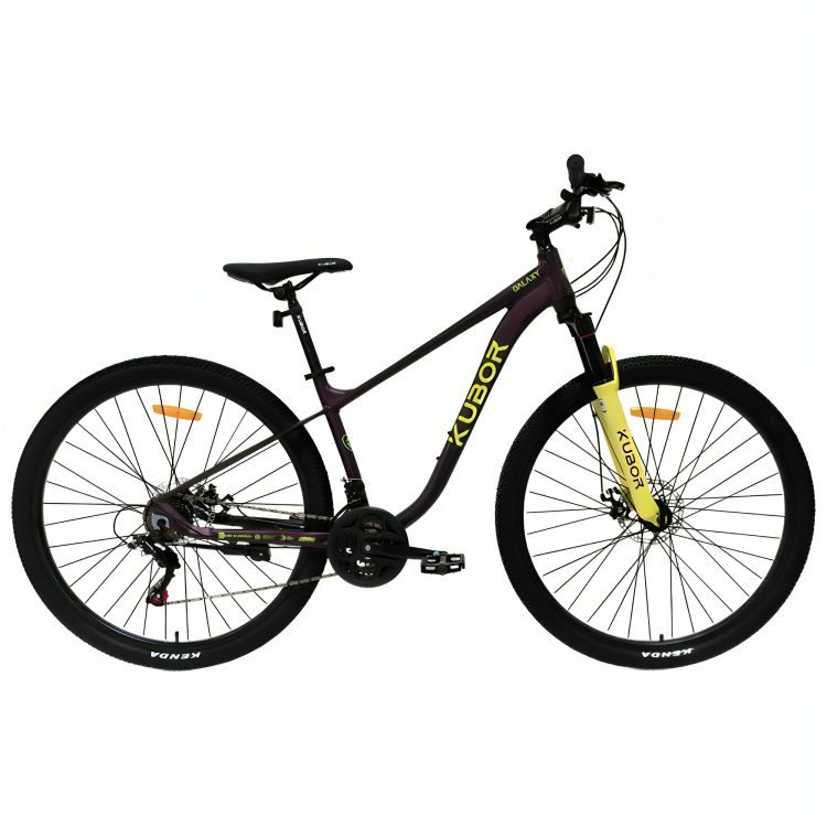 Foto 2 pulgar | Bicicleta De Montaña Galaxy R29 21v Purpura/amarillo