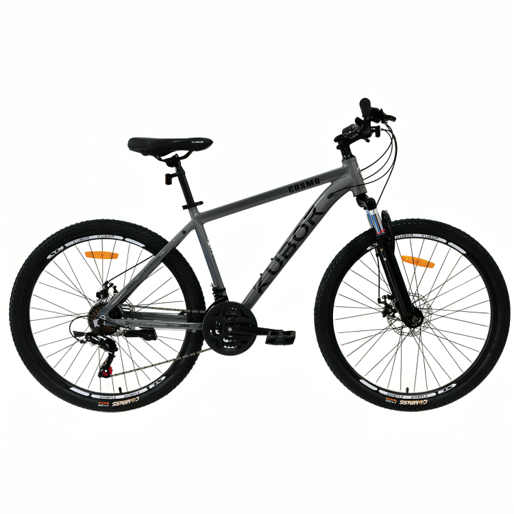 Bicicleta De Montaña Kubor Cosmo R26 Aluminio 21v Color Gris