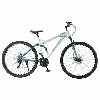 Foto 1 | Bicicleta De Montaña Spider Doble Suspension R29 21v Blanco/verde