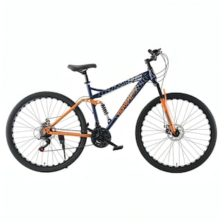 Foto 1 | Bicicleta De Montaña Spider Doble Suspension R29 21v Azul/naranja