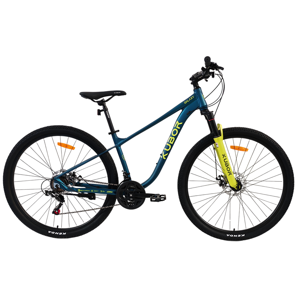 Bicicleta De Montaña Galaxy R29 21v Petroleo/amarillo