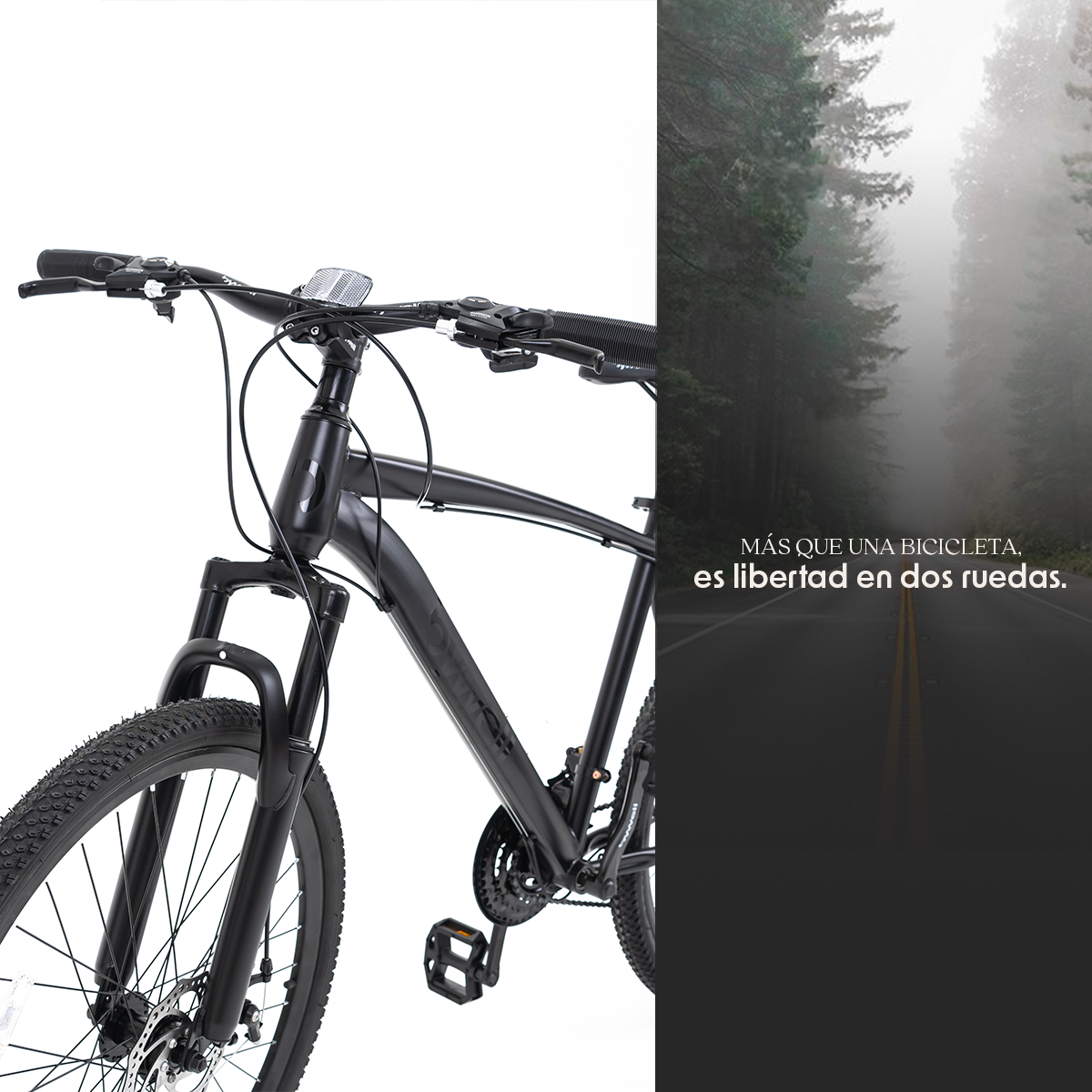 Foto 4 pulgar | Bicicleta de Montaña Bywell Rodada 26″ de 24 Velocidades Negro