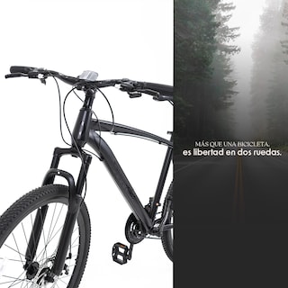 Foto 3 | Bicicleta de Montaña Bywell Rodada 26″ de 24 Velocidades Negro