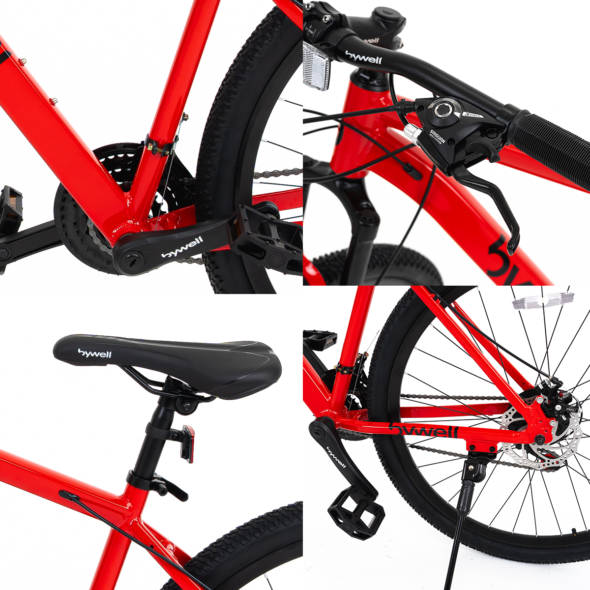 Foto 4 | Bicicleta de Montaña Rodada 29″ de 21 Velocidades Rojo