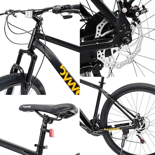 Foto 4 | Bicicleta de Montaña Rodada 29″ de 21 Velocidades Negro
