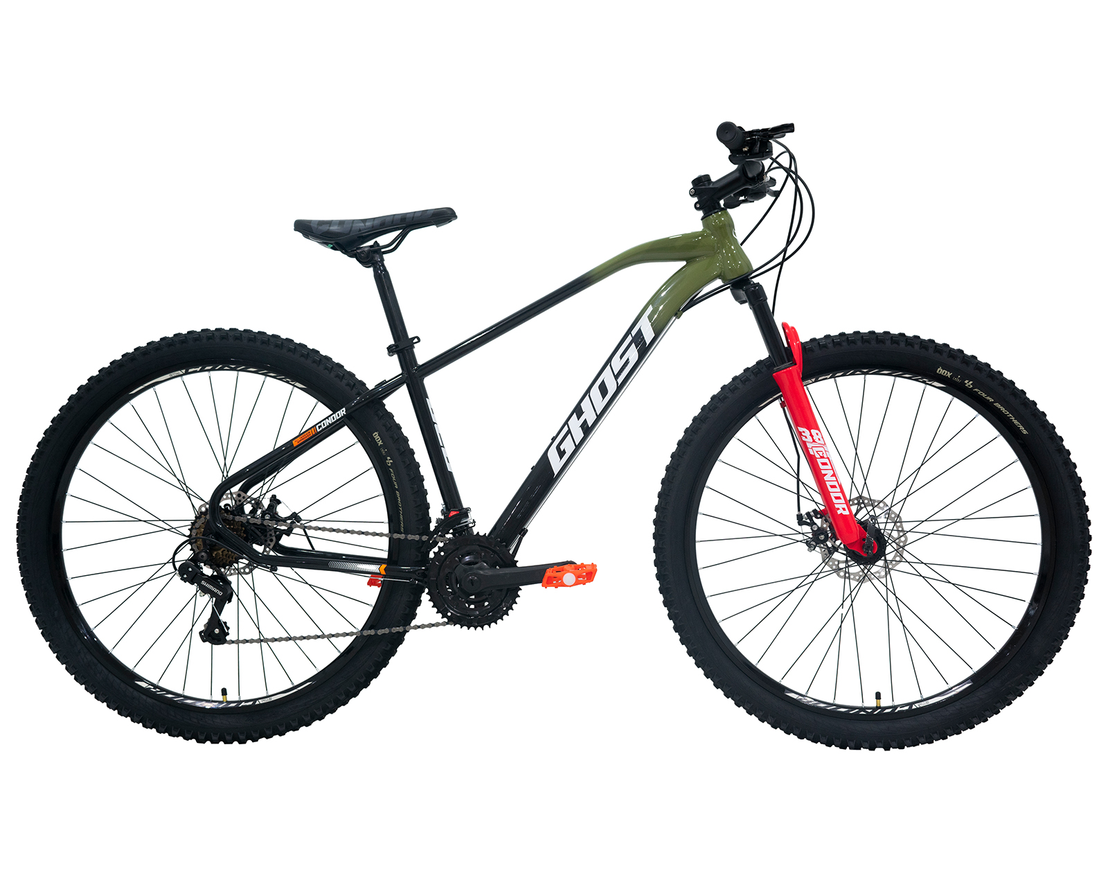 Foto 1 | Bicicleta Ghost Claw Rodada 26 Verde De Montaña
