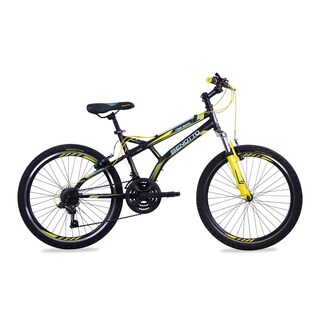 Foto 1 | Bicicleta Benotto Montaña Fire Back R24 21v. Hombre Fs Frenos 'v' Acero Negro/amarillo Neon Talla:un