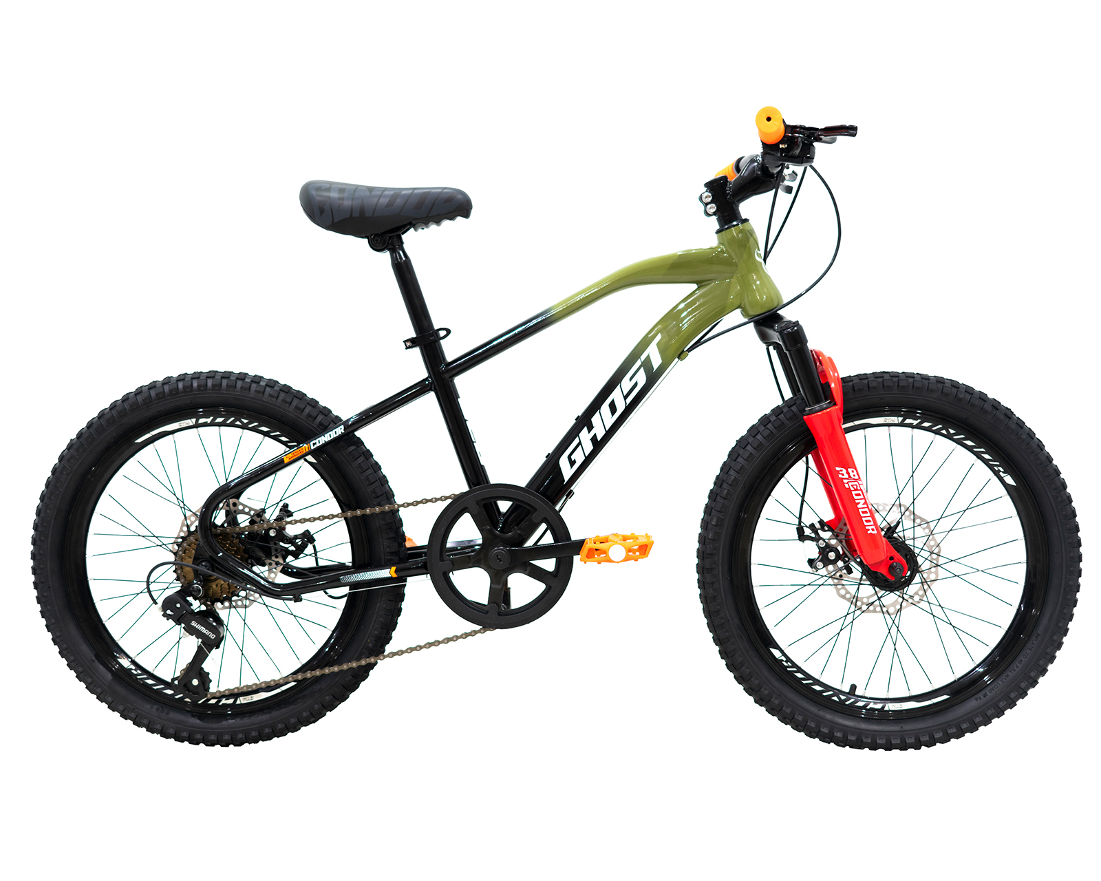 Foto 2 pulgar | Bicicleta Ghost Claw Rodada 20 Verde