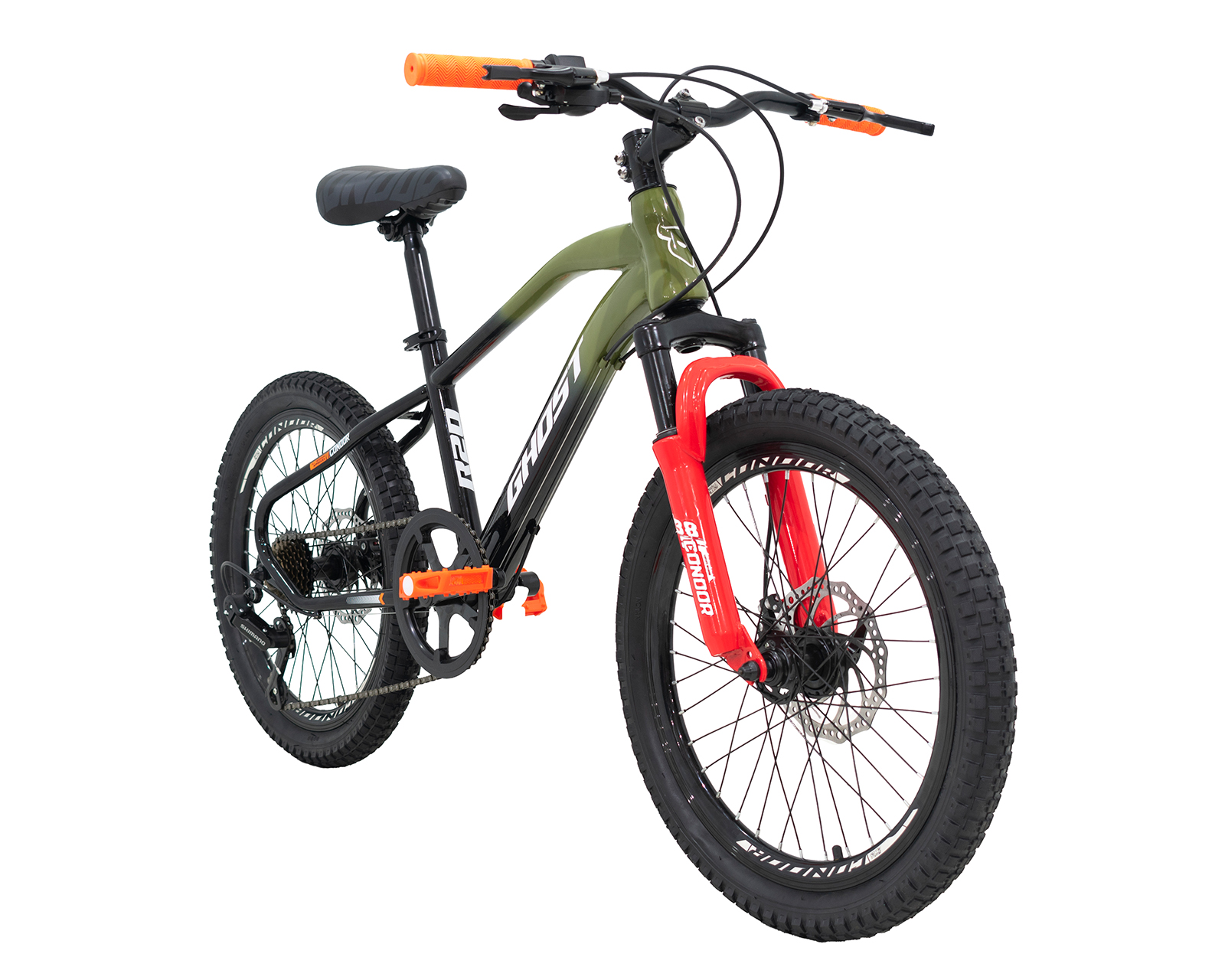 Foto 3 pulgar | Bicicleta Ghost Claw Rodada 20 Verde