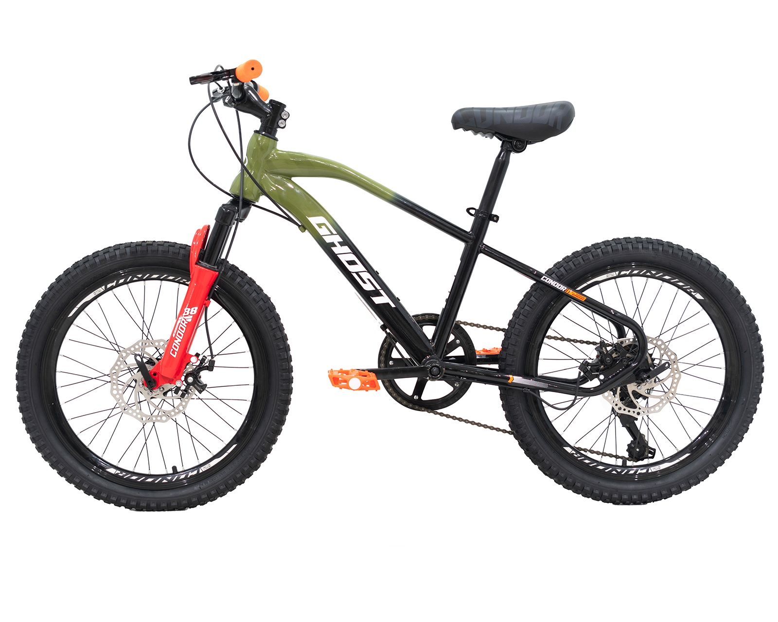 Foto 9 pulgar | Bicicleta Ghost Claw Rodada 20 Verde
