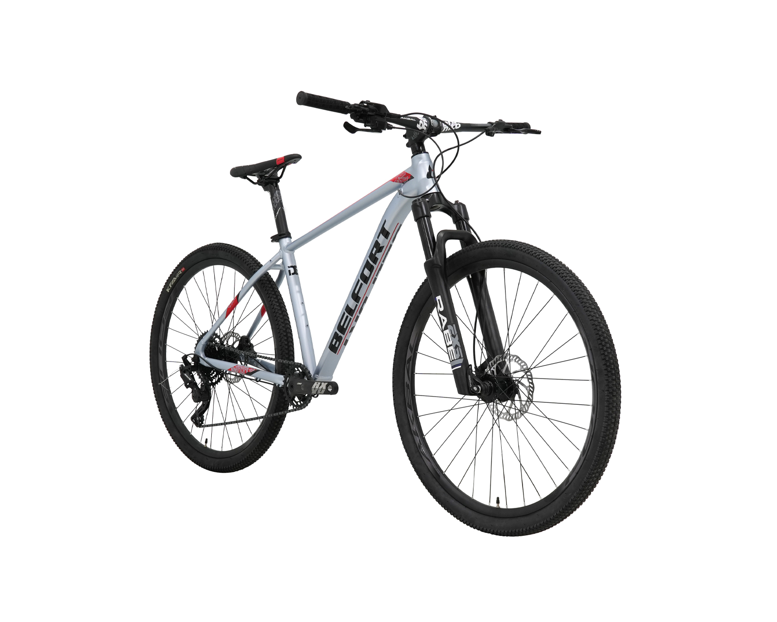 Foto 3 pulgar | Bicicleta Belfort Coatl Si B1 R27 T15 Plata Rojo 2025