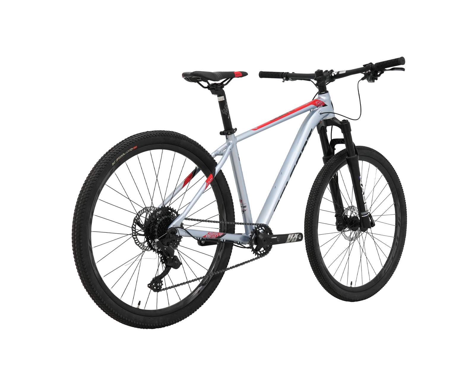 Foto 4 pulgar | Bicicleta Belfort Coatl Si B1 R27 T15 Plata Rojo 2025