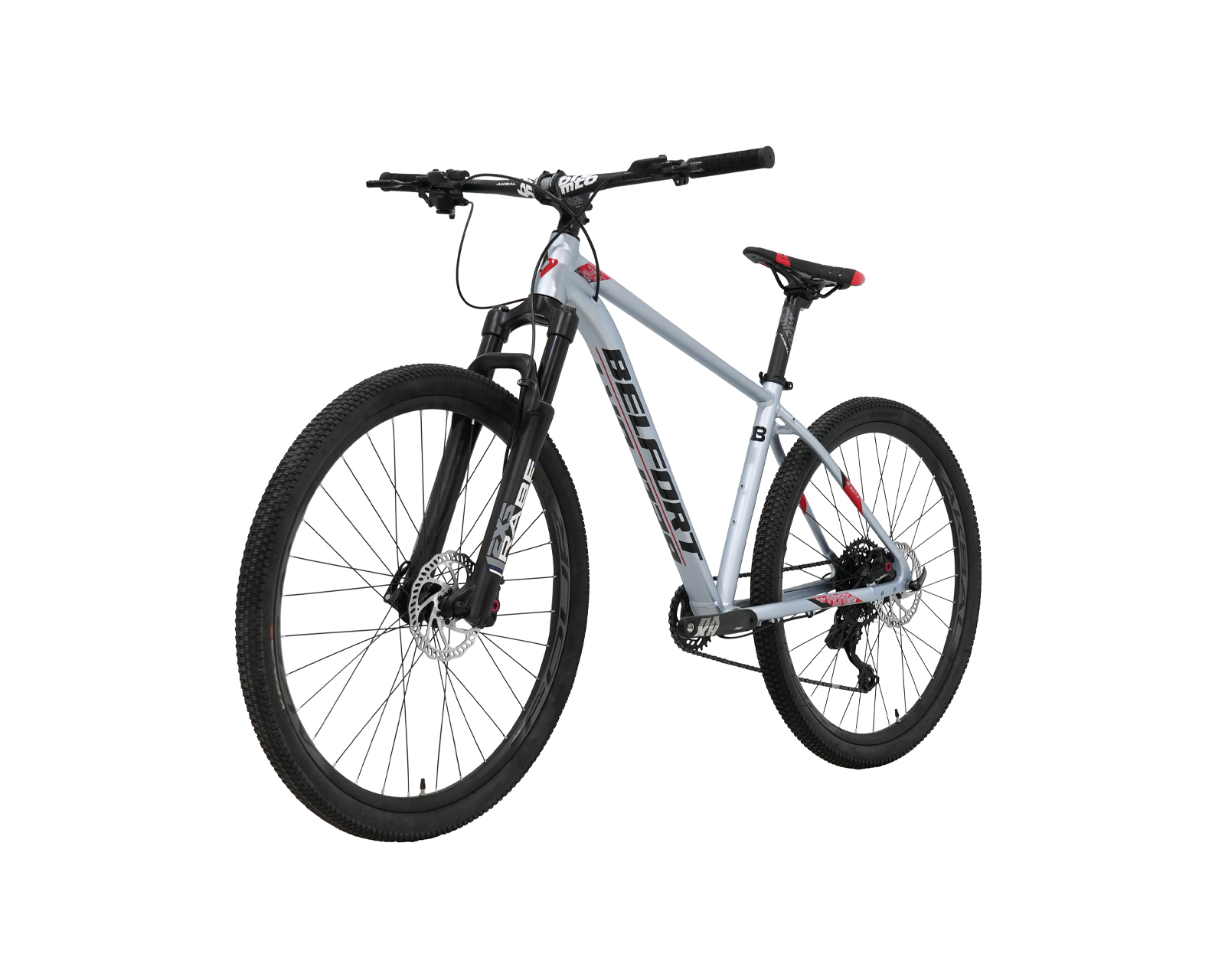 Foto 6 pulgar | Bicicleta Belfort Coatl Si B1 R27 T15 Plata Rojo 2025