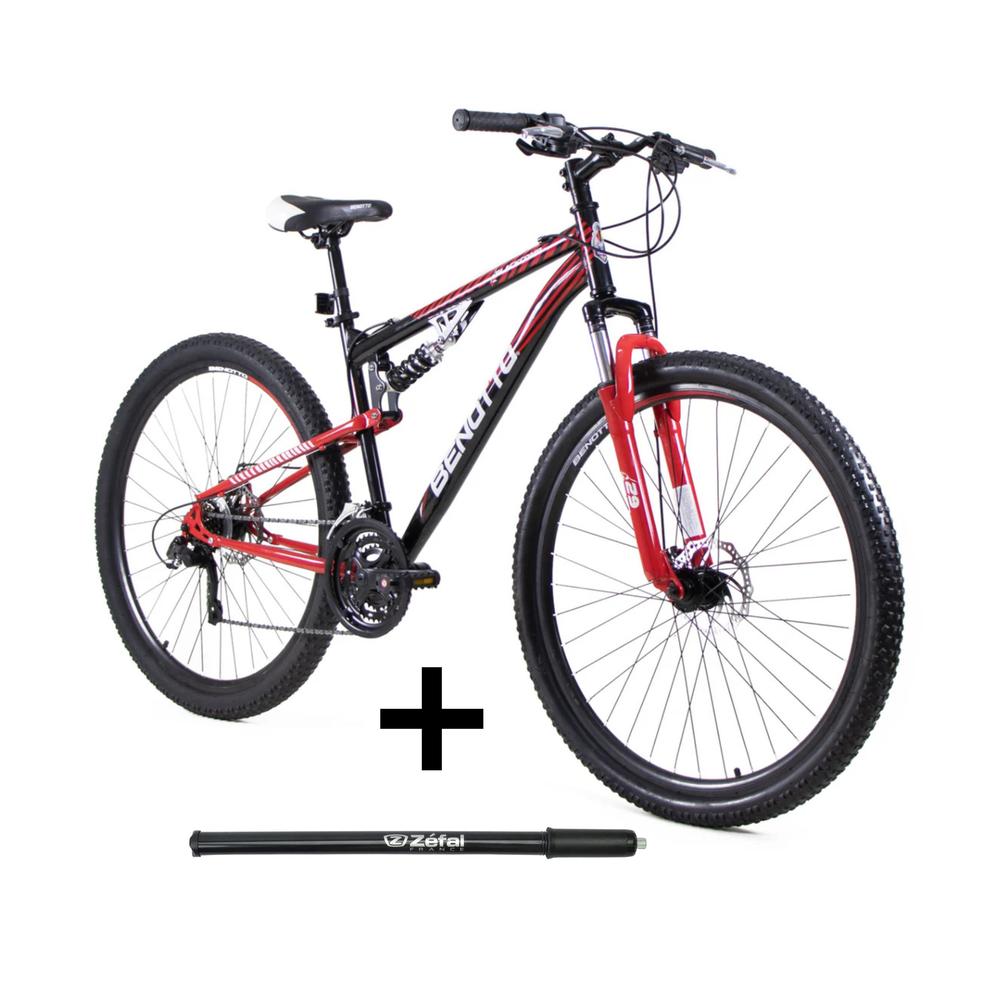 Combo Bicicleta Benotto Blackcomb R29 Con Bomba