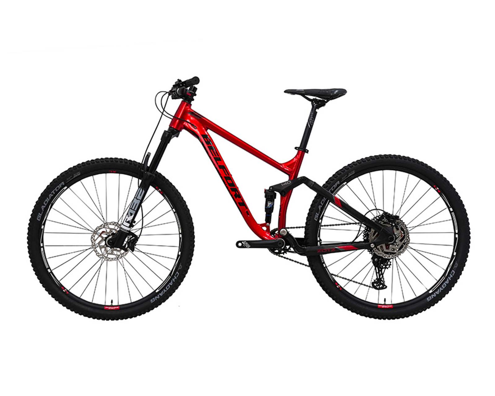 Foto 9 pulgar | Bicicleta Belfort Zotz Comp B1 R29 T17 Rojo Negro