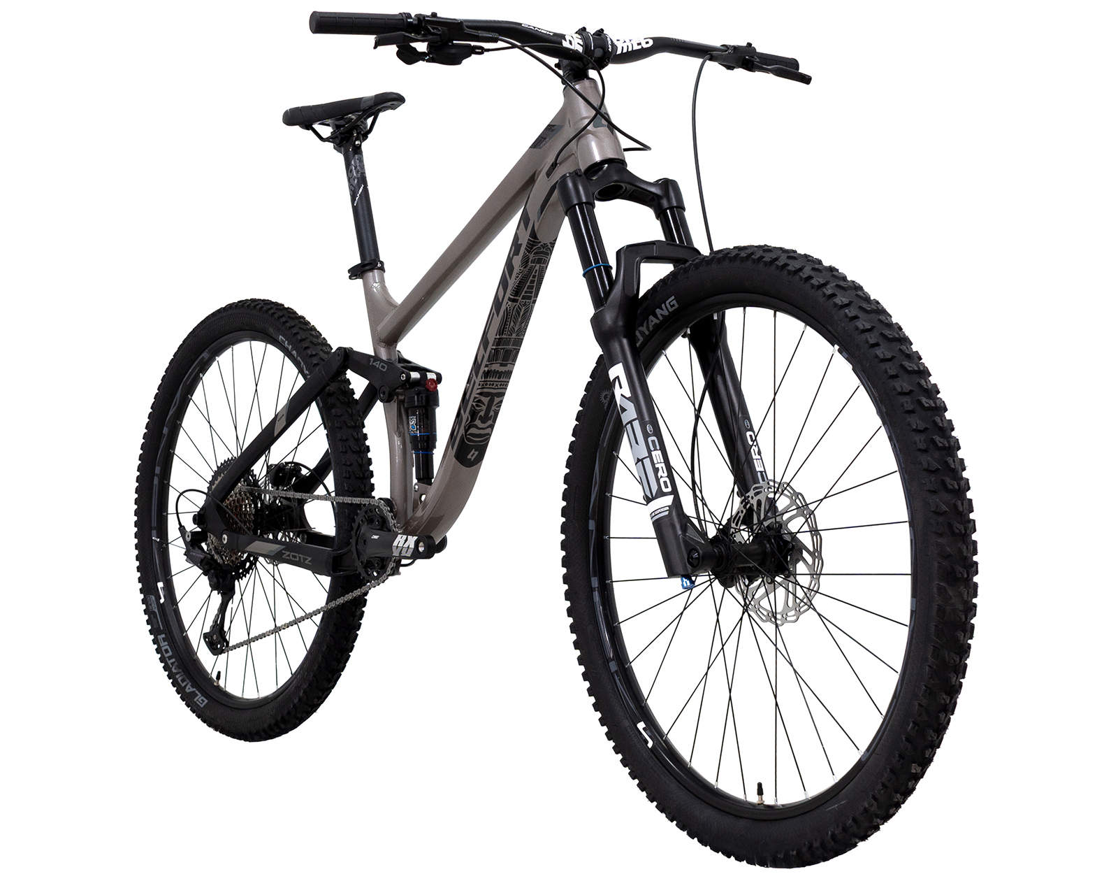 Foto 3 pulgar | Bicicleta Belfort Zotz Comp B1 R29 T19 Titanio Negro