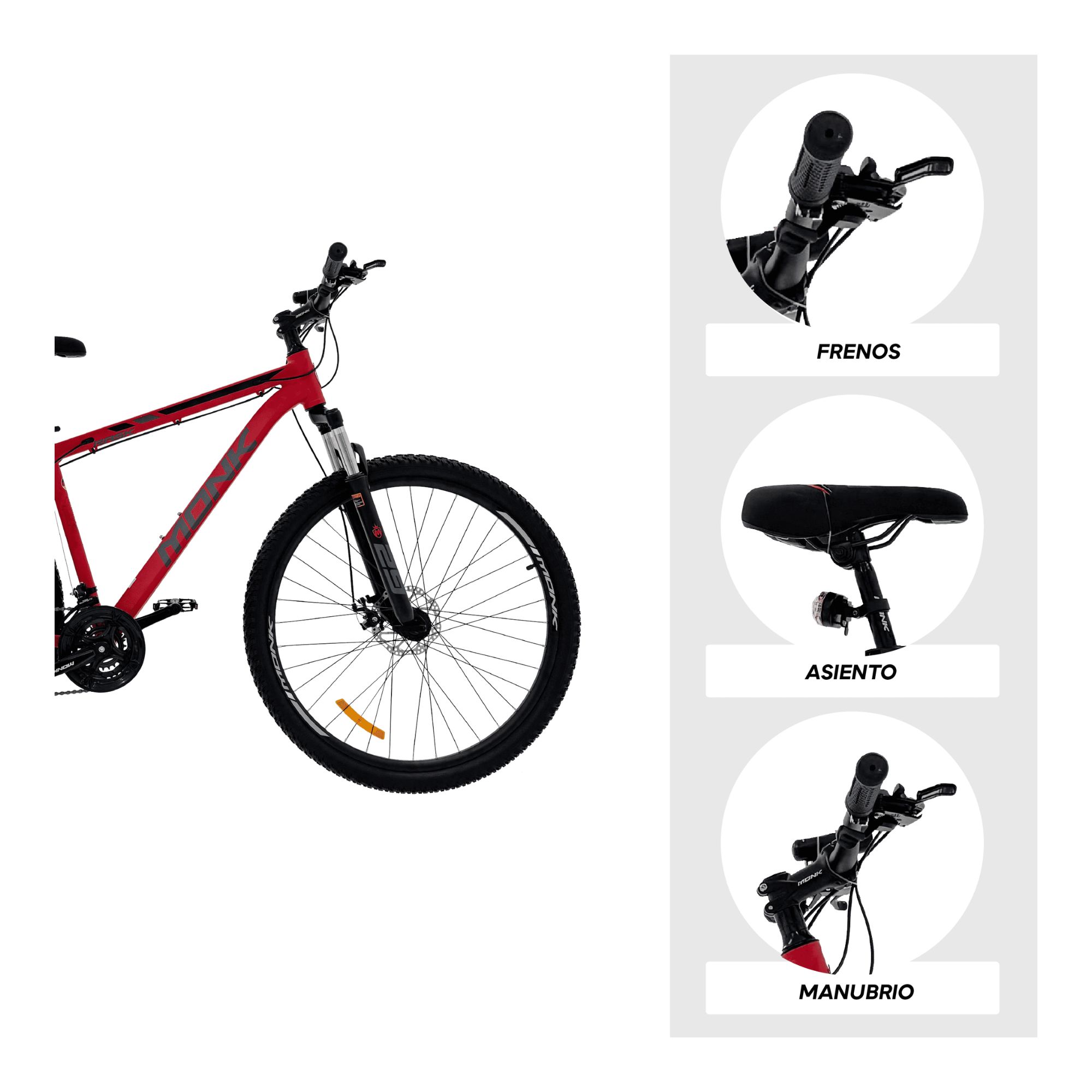 Foto 5 pulgar | Bicicleta De Montaña Monk Rask Rodada 29