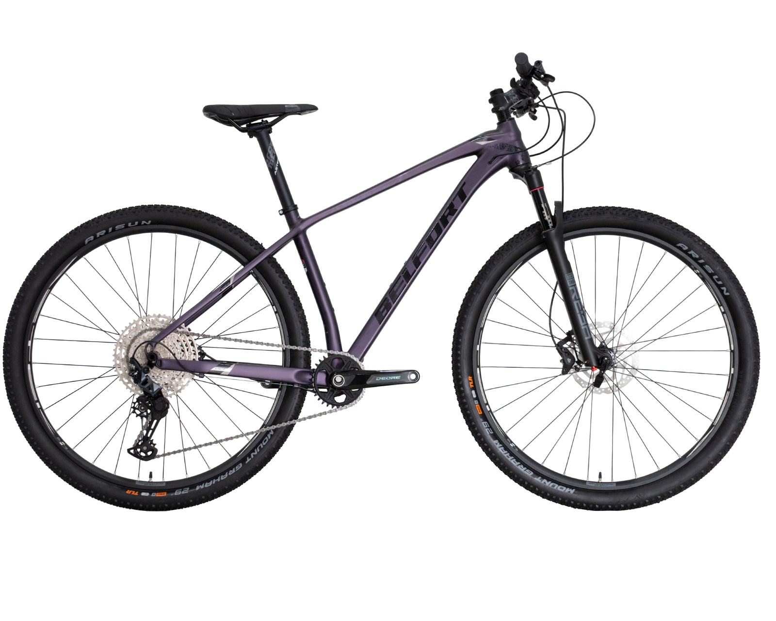 Foto 2 pulgar | Bicicleta Belfort Zamna Reba R29 T17 Purpura Negro 2025