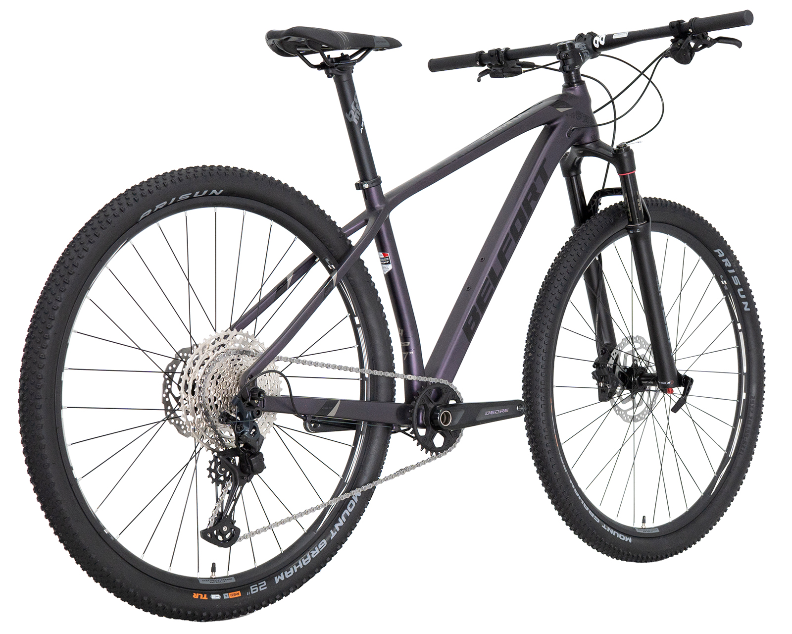 Foto 7 pulgar | Bicicleta Belfort Zamna Reba R29 T17 Purpura Negro 2025