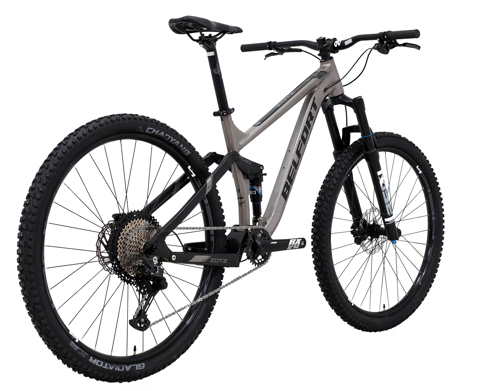 Foto 7 pulgar | Bicicleta Belfort Zotz Comp B1 R29 T17 Titanio Negro