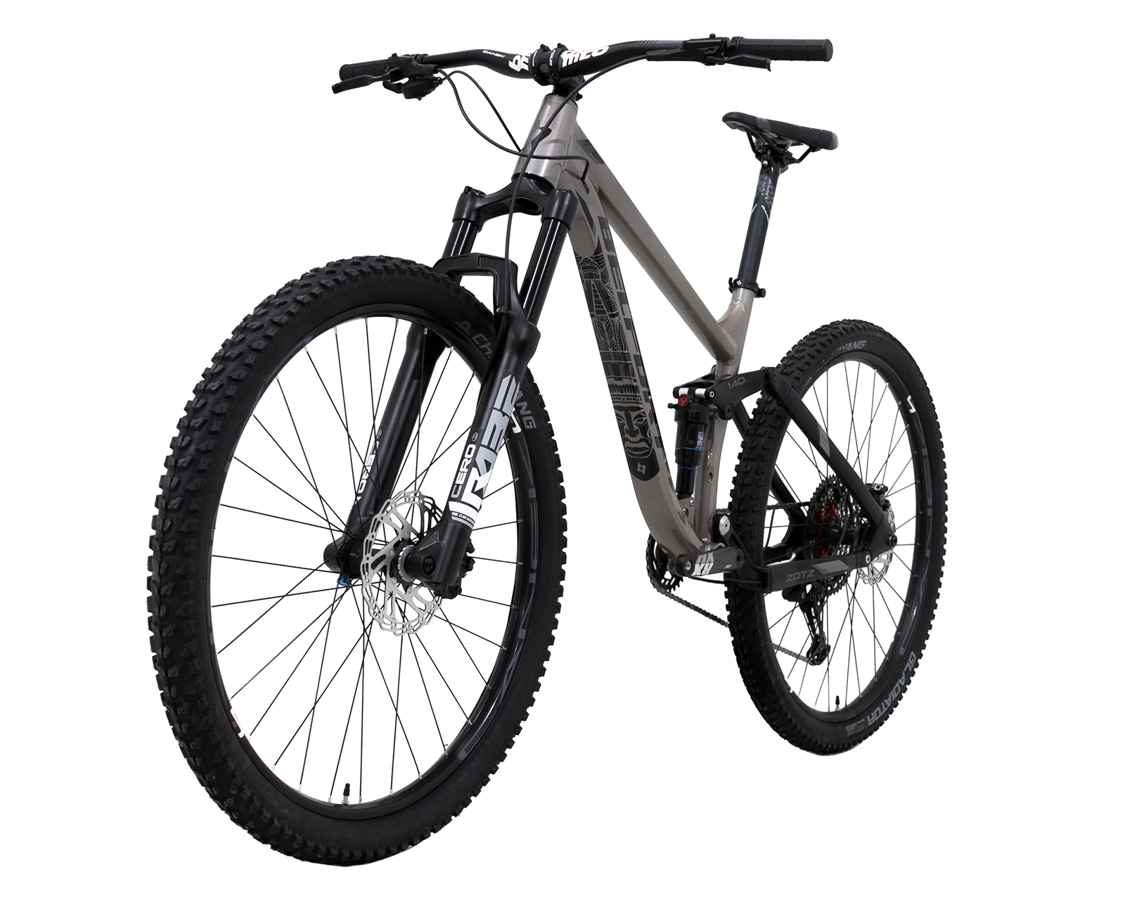 Foto 8 pulgar | Bicicleta Belfort Zotz Comp B1 R29 T17 Titanio Negro