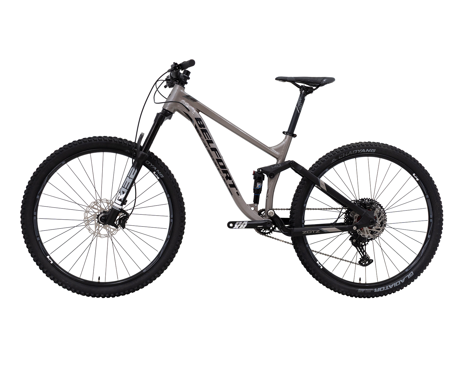 Foto 9 pulgar | Bicicleta Belfort Zotz Comp B1 R29 T17 Titanio Negro