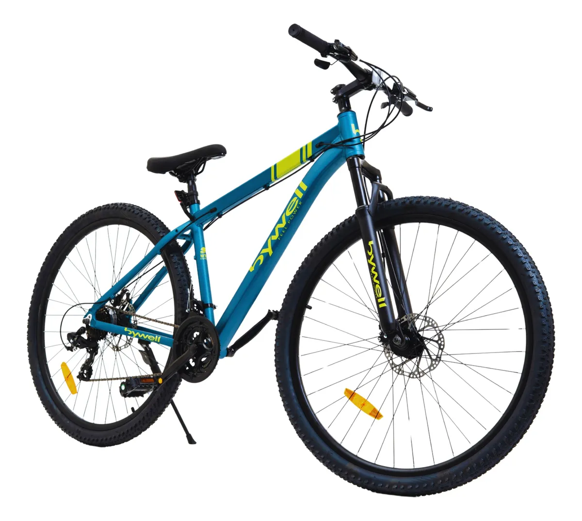 Bicicleta De Montaña Bywell Shimano Velocidad 24 Rodada 29 Azul Metálico